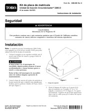 Toro Groundsmaster 3280-D Instrucciones De Instalación