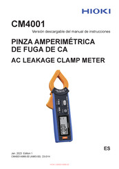 Hioki CM4001 Manual De Instrucciones