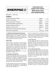 Enerpac BhP-3751G Instrucciones