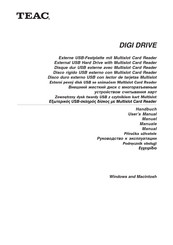 Teac DIGI DRIVE Manual