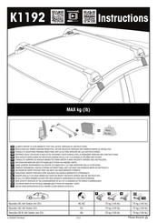 Prorack K1192 Manual De Instrucciones