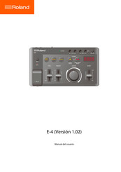 Roland E-4 Manual Del Usuario