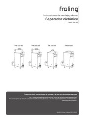 Fröling TM 150-250 Instrucciones De Montaje Y De Uso