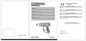 MaxPro PROFESSIONAL MPHG2001 Manual De Instrucciones