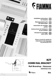 Fiamma KIT COMBI RAIL BRACKET Instrucciones De Instalación