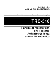 Radio Shack TRC-510 Manual Del Propietário