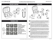 Vivanco True Wireless Stereo Headset Endurance Pair Manual De Instrucciones