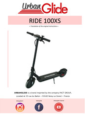 Urbanglide RIDE 100XS Manual De Instrucciones