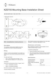 Kilsen KZD705 Manual De Instalación