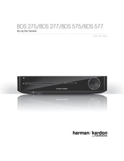 Harman Kardon BDS 275 Guia De Inicio Rapido