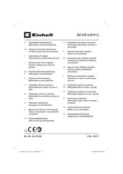 EINHELL GC-CG 3,6/70 Li Manual De Instrucciones