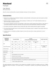 Nextool ORFLASHLIGHT02 Manual Del Usuario