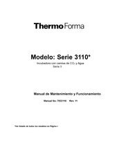 Thermo Forma 3110 Serie Manual De Mantenimiento