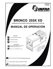 Infra BRONCO 255K XD Manual De Operación