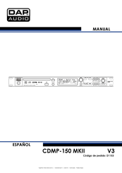 DAP Audio CDMP-150 MKII Manual