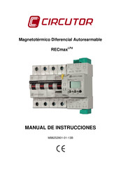 Circutor RECmax Manual De Instrucciones