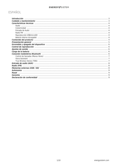 ENERGY SISTEM music box 9+ Manual De Usuario