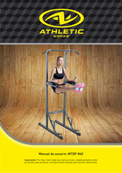 Athletic Works MTDP-860 Manual De Usuario