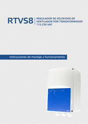 Sentera Controls RTVS8-15L22 Instrucciones De Montaje Y Funcionamiento