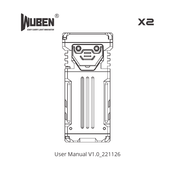 WUBEN X2 Manual Del Usuario