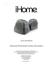 iHome iHRK-500S-PR Manual De Instrucciones