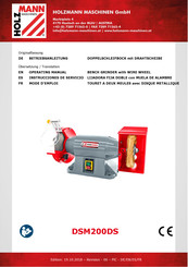 HOLZMANN MASCHINEN DSM200DS Instrucciones De Servicio