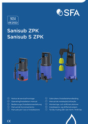 SFA Sanisub ZPK Manual De Funcionamento