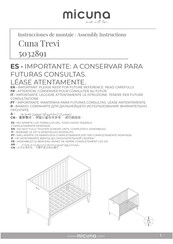 Micuna Cuna Trevi 5032891 Instrucciones De Montaje