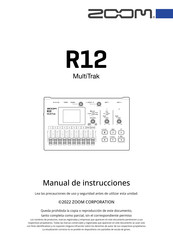 Zoom R12 MicTrak Manual De Instrucciones