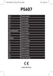 Emos P5607 Manual De Instrucciones