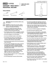 Uline SANITAIRE H-10152 Manual De Instrucciones