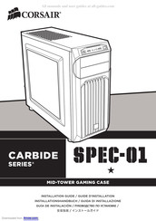 Corsair CARBIDE SPEC-01 Guia De Instalacion