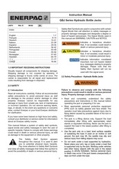 Enerpac GBJ100 Manual De Instrucciones