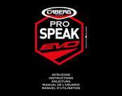 Caberg PRO SPEAK EVO Manual De Instrucciones