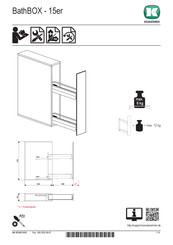 Kesseböhmer BathBOX - 15er Instrucciones De Montaje