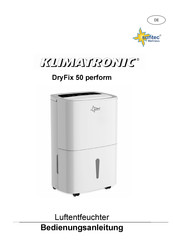 Suntec Wellness KLIMATRONIC DryFix 50 perform Manual De Instrucciones