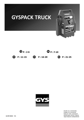 GYS GYSPACK TRUCK Manual De Instrucciones