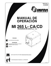 Infra MI 265 L- CA/CD Manual De Operación