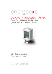 Energeeks EG-VALV001 Guía De Instalación Rápida