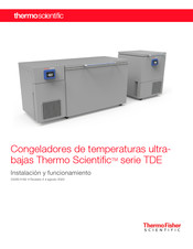 Thermo Scientific TDEC 86F Serie Instalación Y Funcionamiento