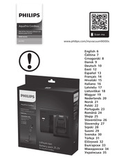 Philips AquaTrio Cordless XV1797 Manual De Instrucciones