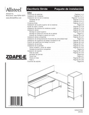 Allsteel ZDAPE-E Instrucciones De Montaje