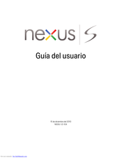 Nexus S Guia Del Usuario