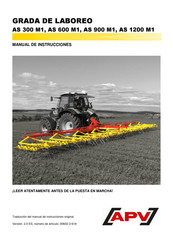 APV AS 1200 M1 Manual De Instrucciones