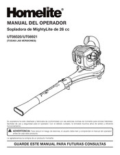 Homelite MightyLite UT08921 Manual Del Operador