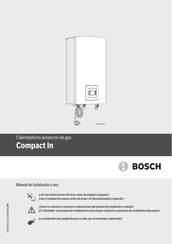 Bosch Compact In C33 Manual De Instalacion Y Uso