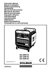 Dolmar GE-3200 IS Manual De Instrucciones