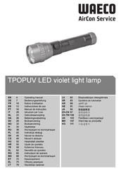 Waeco TPOPUV LED violet light lamp Instrucciones De Uso