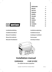 Vetus EAIR04024 Manual De Instalación