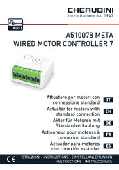 Cherubini A510078 META Manual De Instrucciones